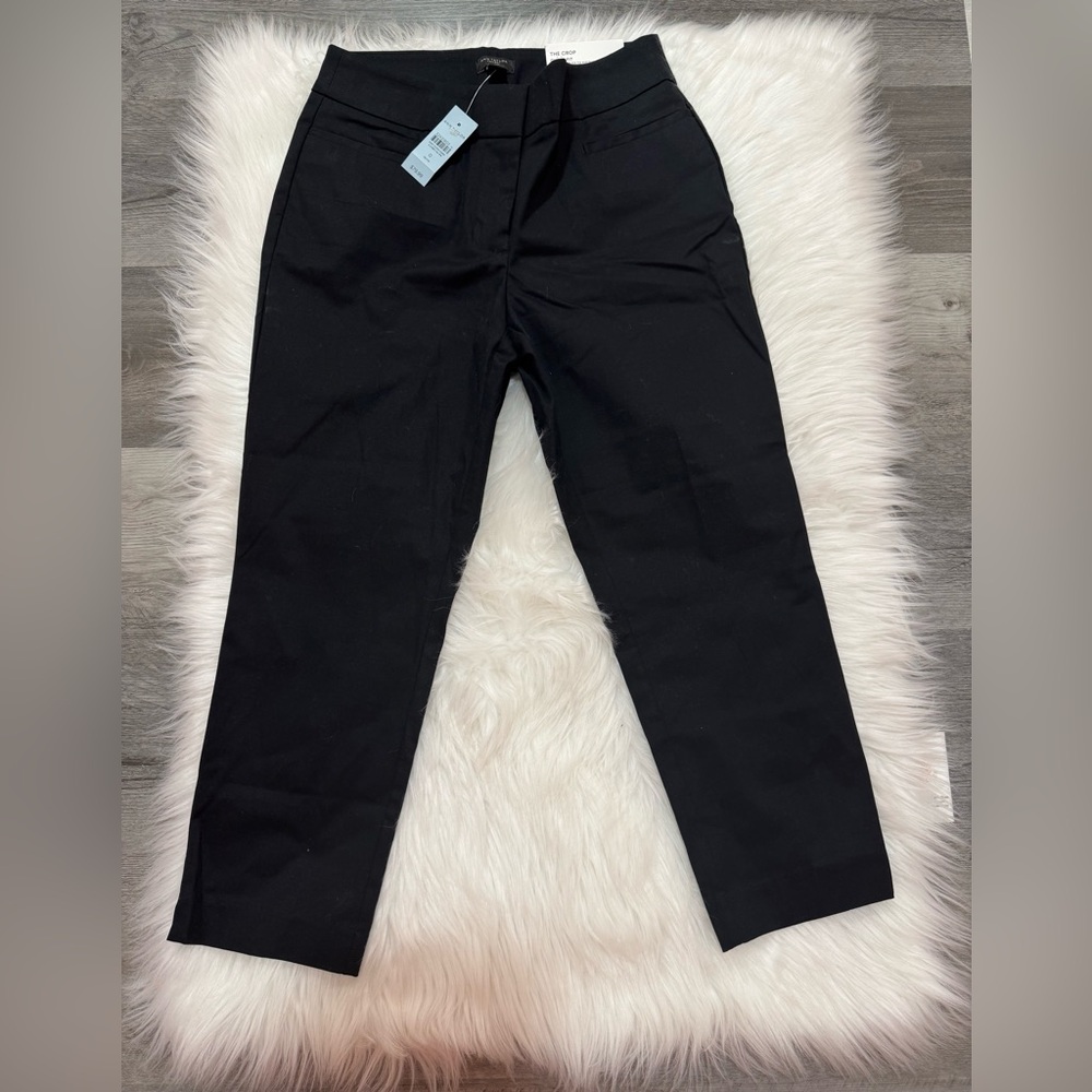 Ann Taylor Black Cropped Ankle Pants